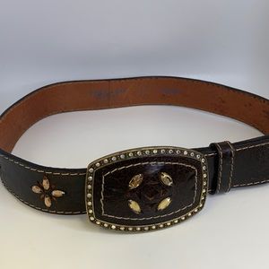Post and Company Italian leather belt size 8.5